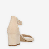 Refresh Sandali beige da donna con tacco