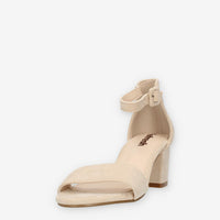 Refresh Sandali beige da donna con tacco
