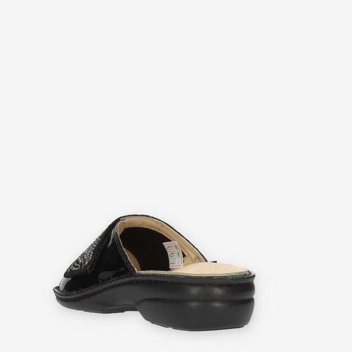 Clia Walk Estraibile 531 Ciabatte nere con strass