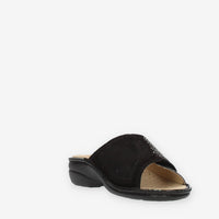 Clia Walk Estraibile 531 Ciabatte nere con strass