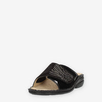 Clia Walk Estraibile 531 Ciabatte nere con strass
