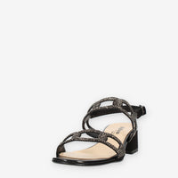 Melluso Melissa Sandali neri con strass
