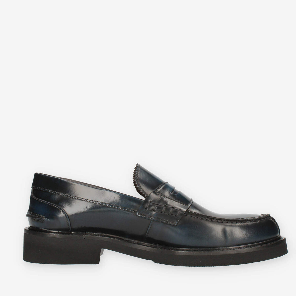 Exton Mocassini blu da uomo modello college