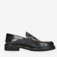 Exton Mocassini blu da uomo modello college