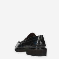 Exton Mocassini blu da uomo modello college