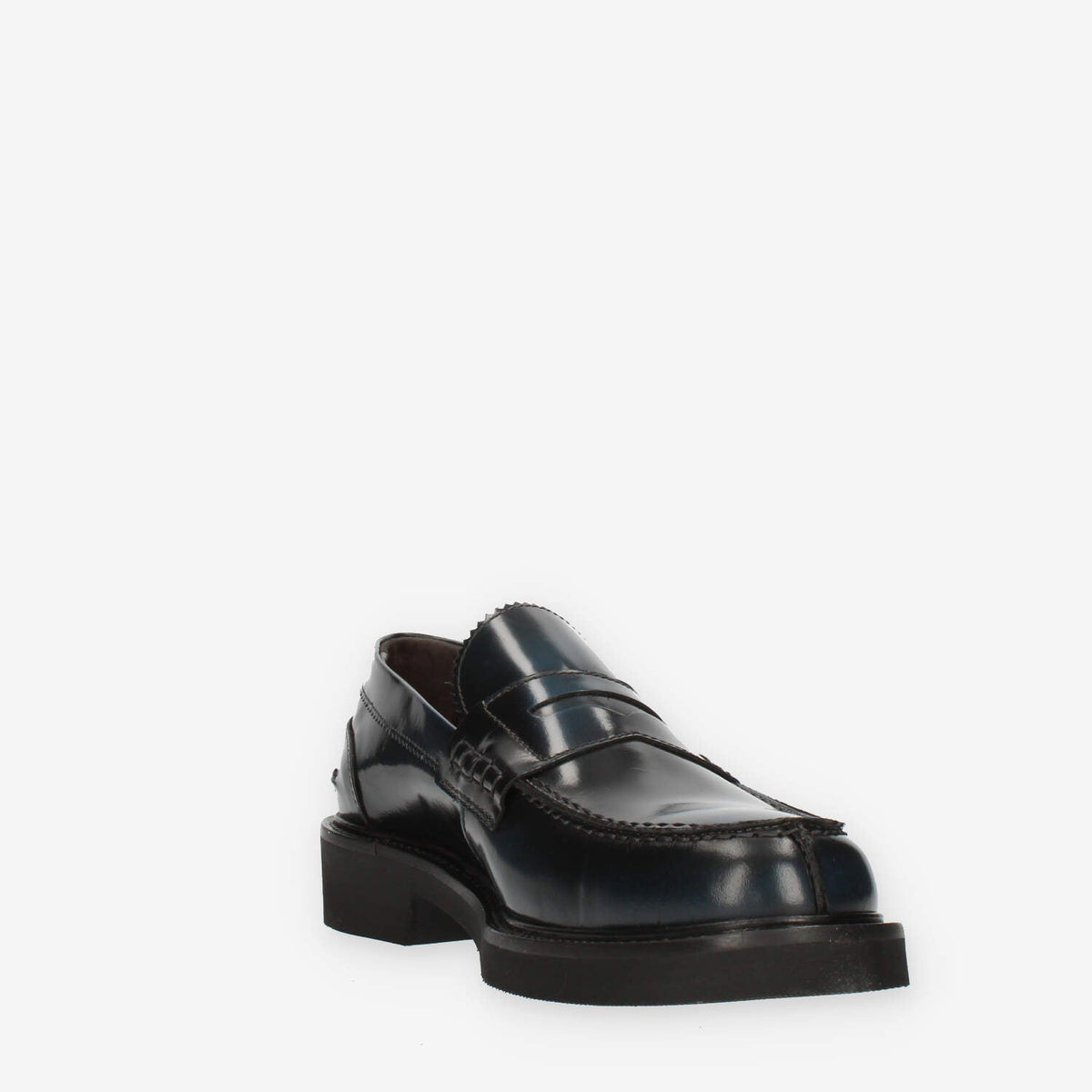 Exton Mocassini blu da uomo modello college