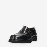 Exton Mocassini blu da uomo modello college