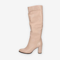 Albano Stivali da donna beige con tacco