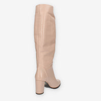 Albano Stivali da donna beige con tacco