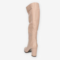 Albano Stivali da donna beige con tacco