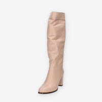 Albano Stivali da donna beige con tacco