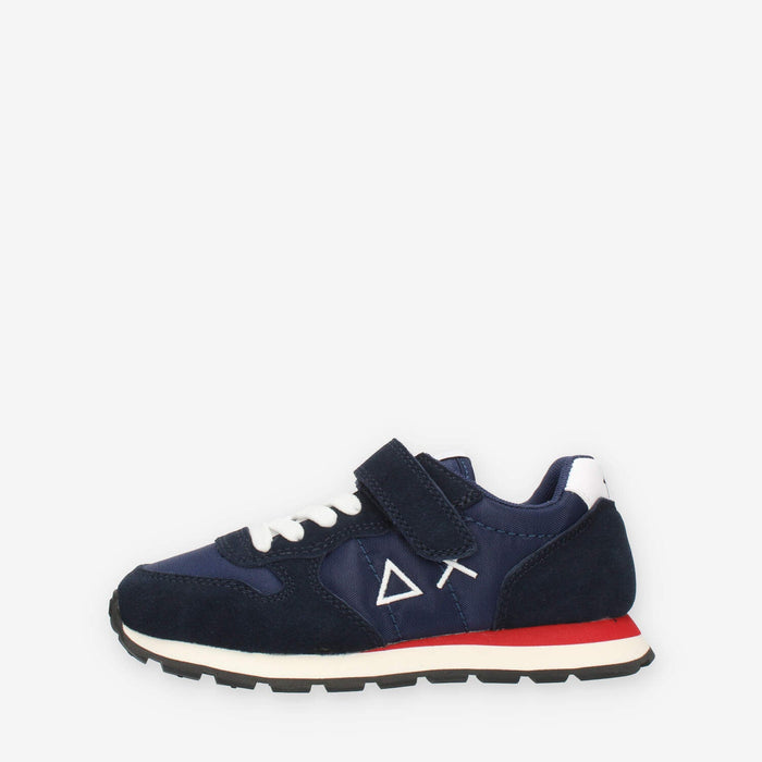 Sun 68 Boy's Tom Solid (Kid) Sneakers da bimbo blu