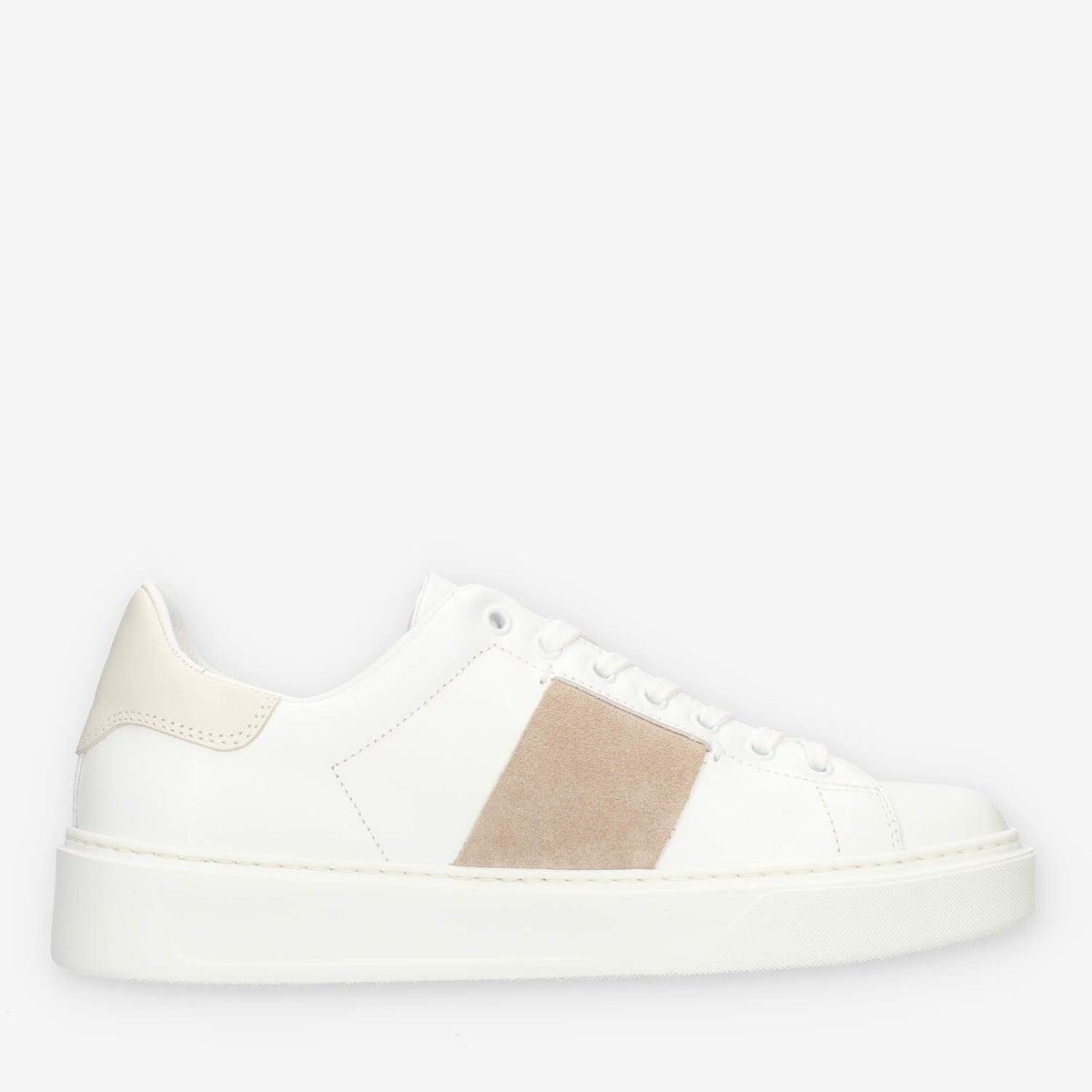 Woolrich Sneakers basse da uomo bianche e beige