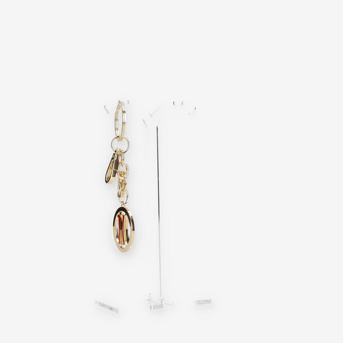 Alviero Martini Prima Classe Portachiavi Charm 1C rosso e oro