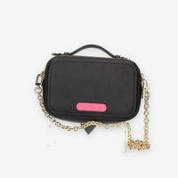 Chiara Ferragni Eyelike Bags Borsa a tracolla nera doppio scomparto