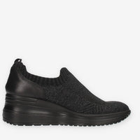 Enval Soft Slip on nere con zeppa