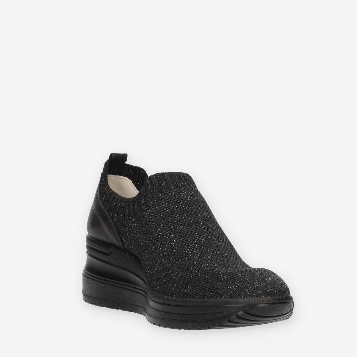 Enval Soft Slip on nere con zeppa
