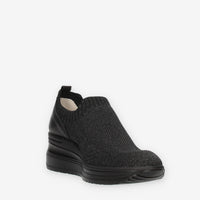 Enval Soft Slip on nere con zeppa