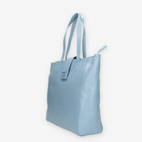 Nero Giardini Borsa modello shopping in pelle azzurra