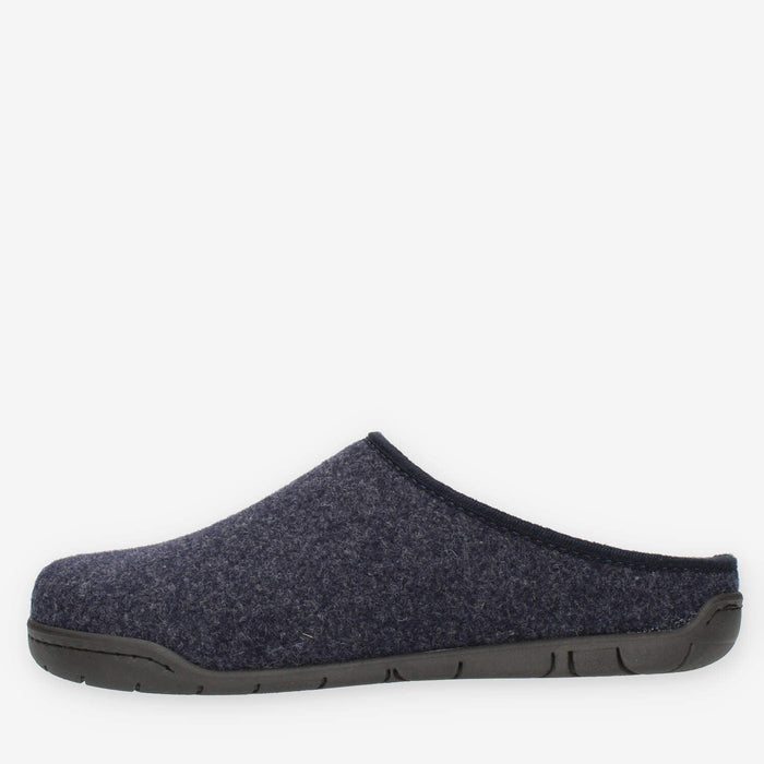 Enval Pantofole in feltro blu