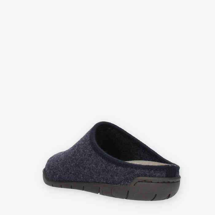 Enval Pantofole in feltro blu