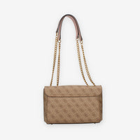 Guess Nell Logo Borsa a tracolla beige e rosa