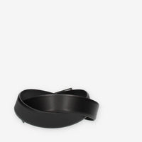 Guess Cintura da uomo nera con fibbia rettangolare