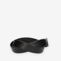 Guess Cintura da uomo nera con fibbia rettangolare