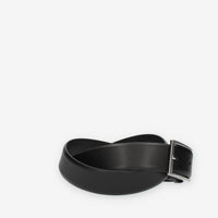 Guess Cintura da uomo nera con fibbia rettangolare