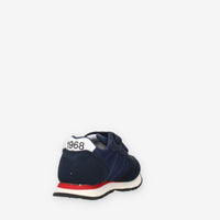 Sun 68 Boy's Tom Solid (Baby) Sneakers blu da bimbo con strappi