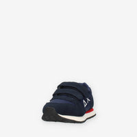 Sun 68 Boy's Tom Solid (Baby) Sneakers blu da bimbo con strappi