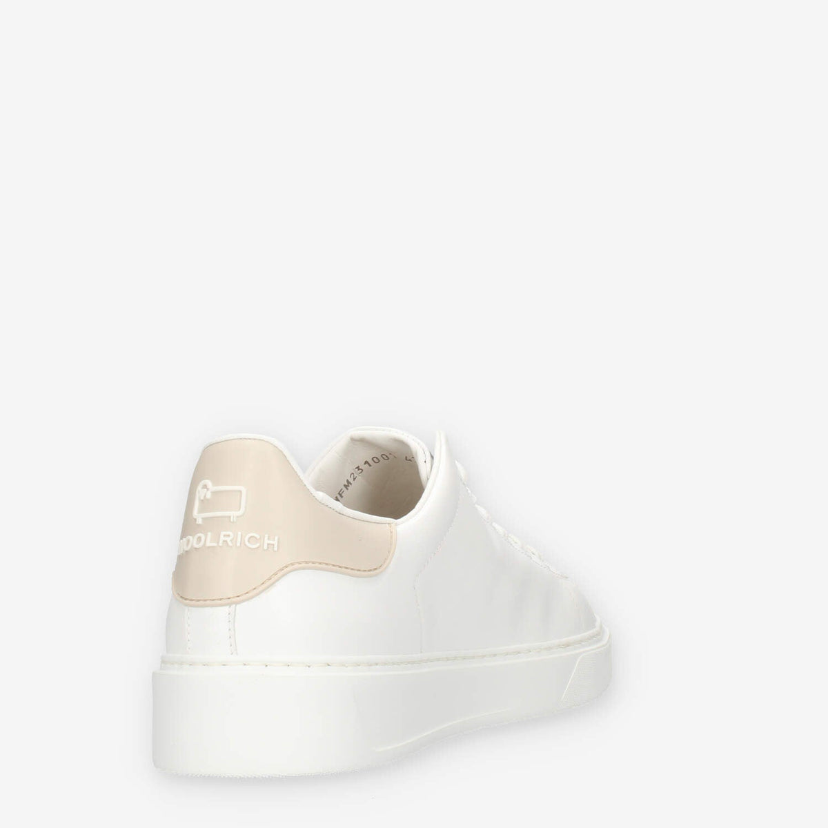 Woolrich Sneakers basse bianche e beige da uomo