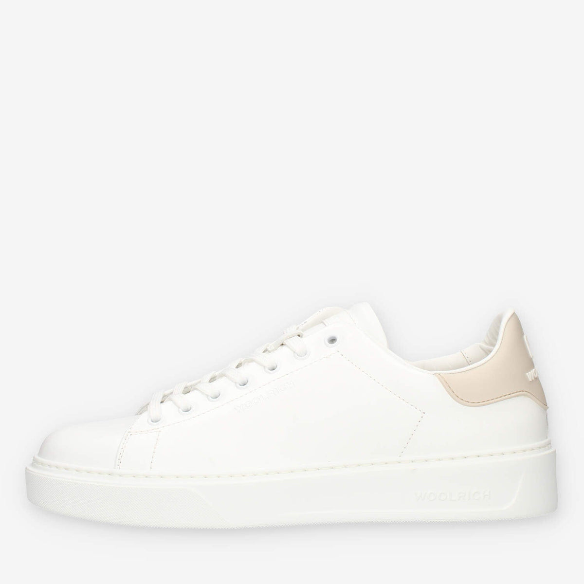 Woolrich Sneakers basse bianche e beige da uomo
