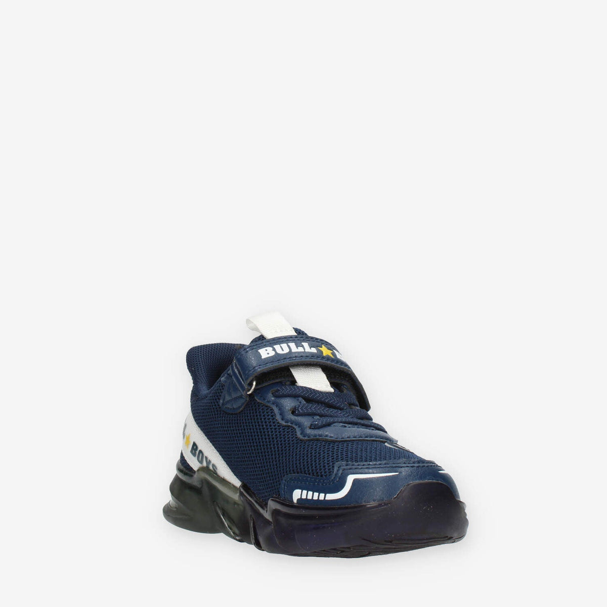 Bull Boys Spinosauro Sneakers blu da bimbo con luci