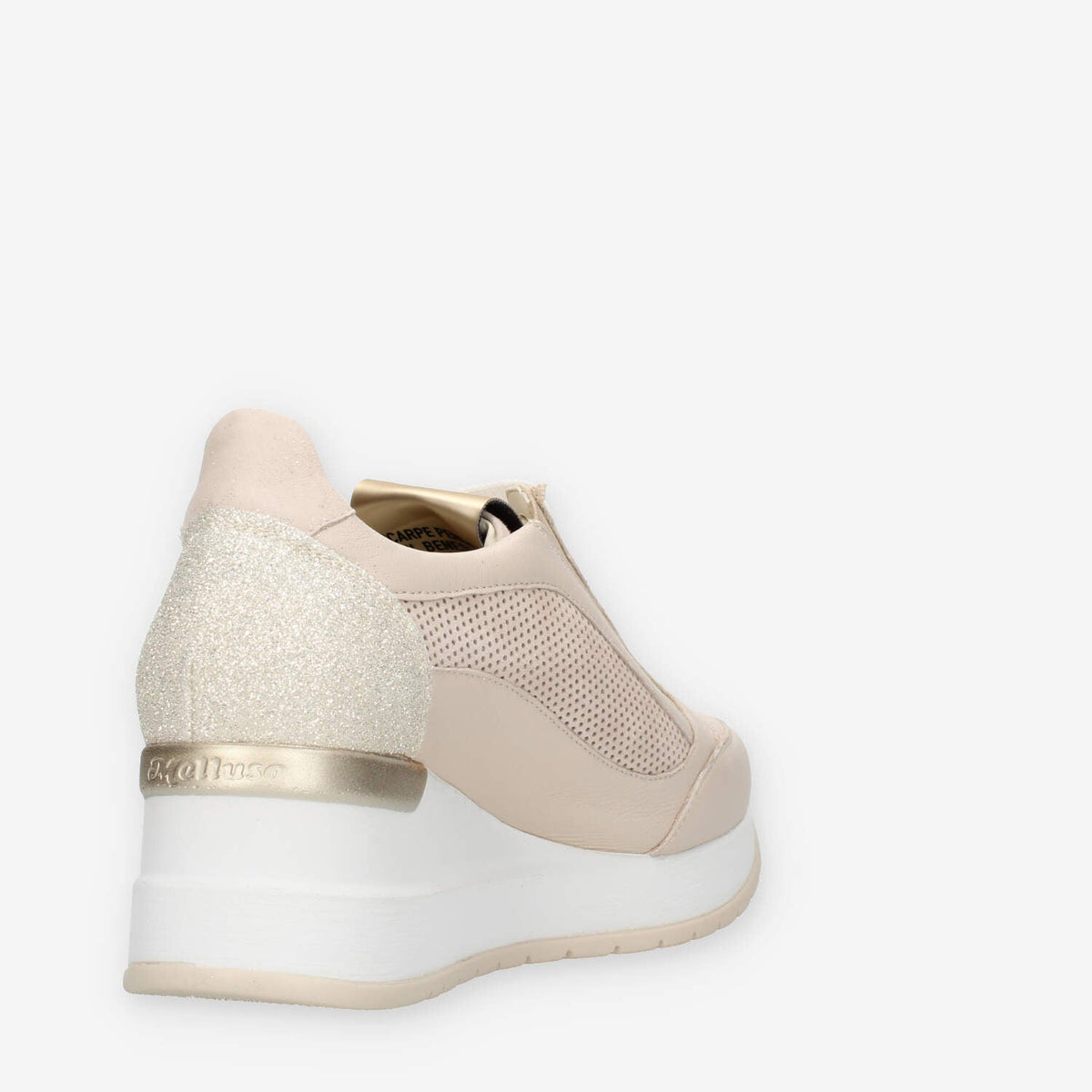 Melluso Marika P Sneakers beige con zeppa