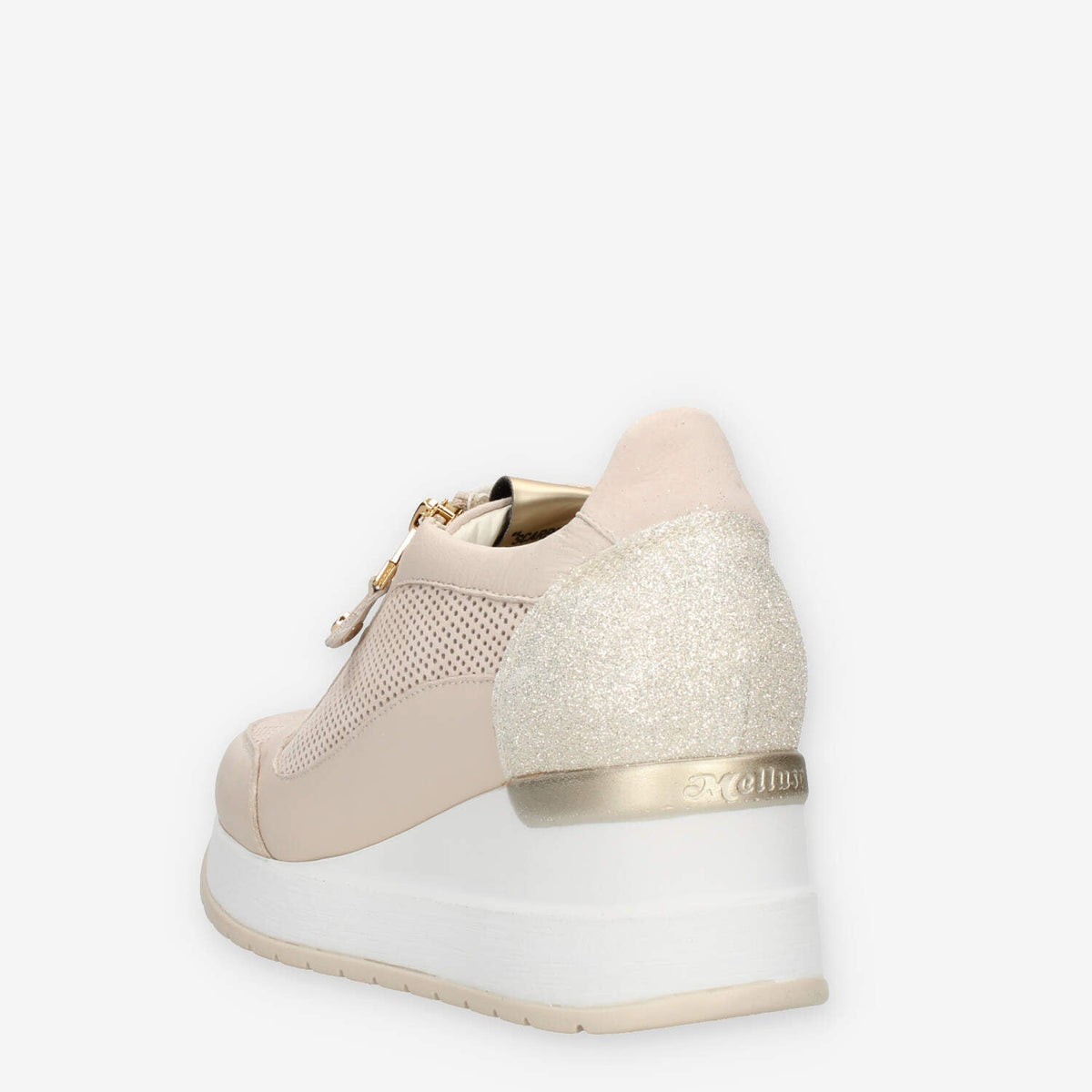 Melluso Marika P Sneakers beige con zeppa