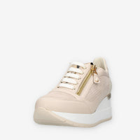 Melluso Marika P Sneakers beige con zeppa
