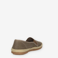 Victoria Slip on taupe in tessuto a rete