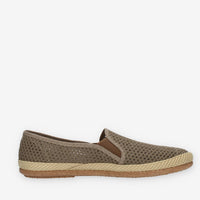 Victoria Slip on taupe in tessuto a rete