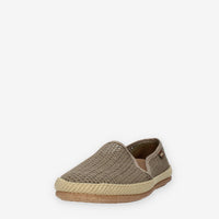 Victoria Slip on taupe in tessuto a rete