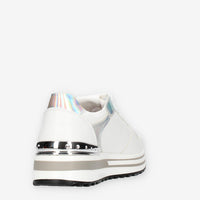 4 US by Paciotti (Junior)  Sneakers bianche e argento