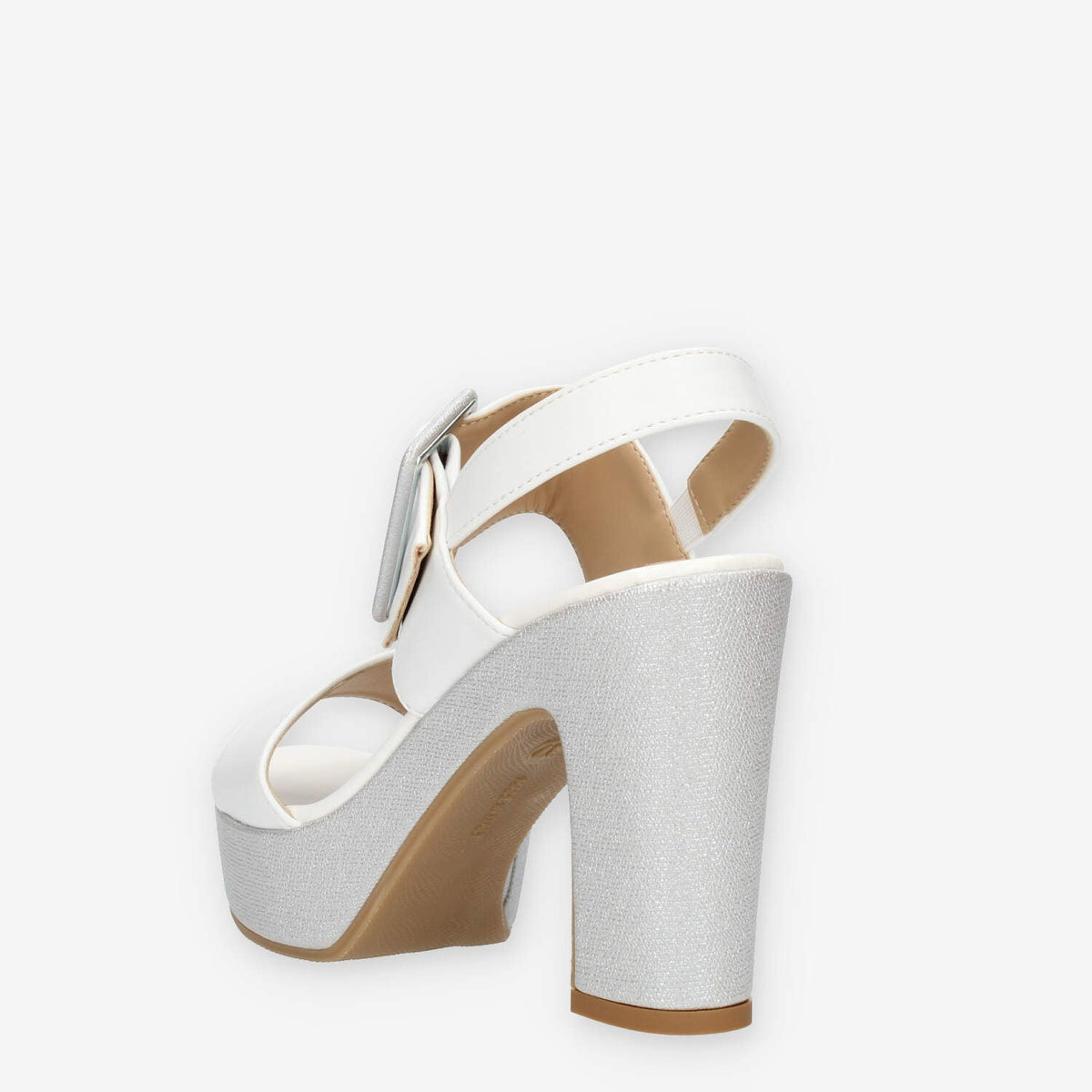 Clia Walk Sandali bianchi con tacco