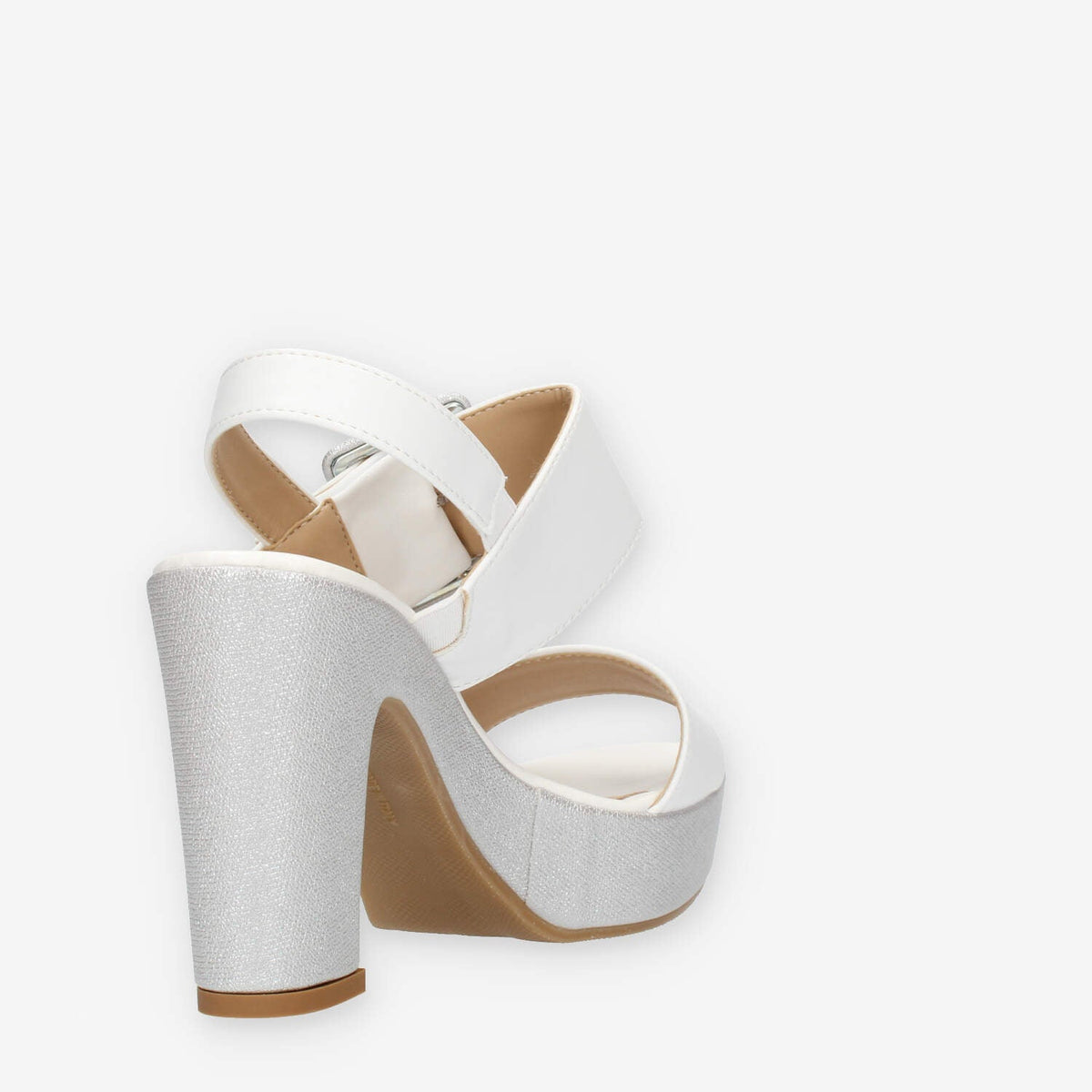Clia Walk Sandali bianchi con tacco