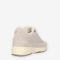 Lumberjack Raul Sneakers traforate in camoscio bianco sporco