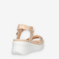 Callaghan Sandali rosa da donna con catena e zeppa
