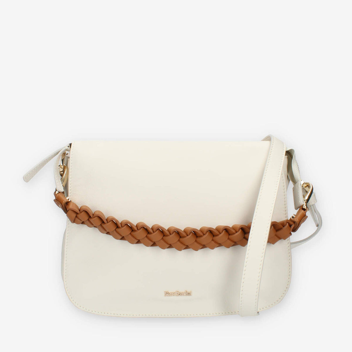 Nero Giardini Borsa a tracolla in pelle beige chiaro