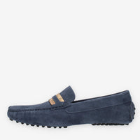 Alviero Martini Mocassini da uomo blu e Geo Classic