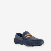 Alviero Martini Mocassini da uomo blu e Geo Classic