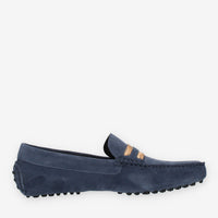 Alviero Martini Mocassini da uomo blu e Geo Classic