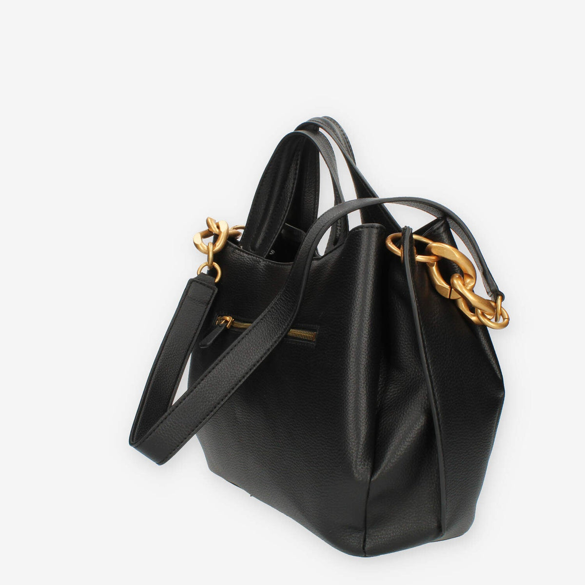 Guess Zed Borsa a spalla a 3 scomparti nera